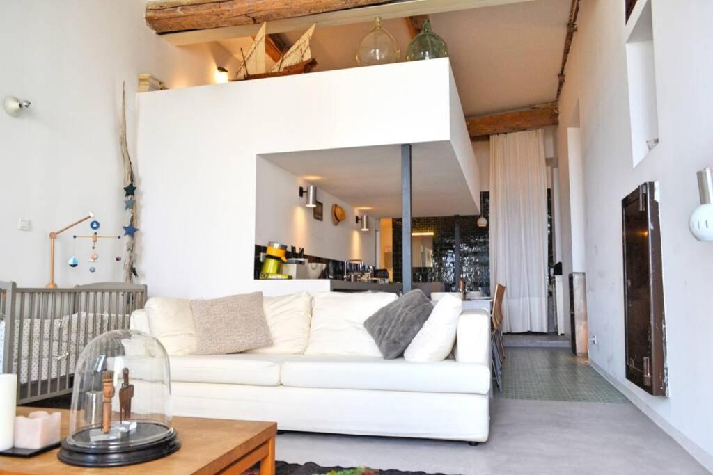 06J - Superb Duplex Loft With Ac - Sea View Apartment นีซ ภายนอก รูปภาพ