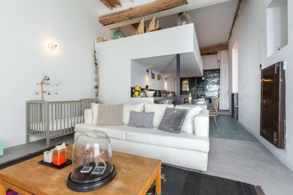 06J - Superb Duplex Loft With Ac - Sea View Apartment นีซ ภายนอก รูปภาพ