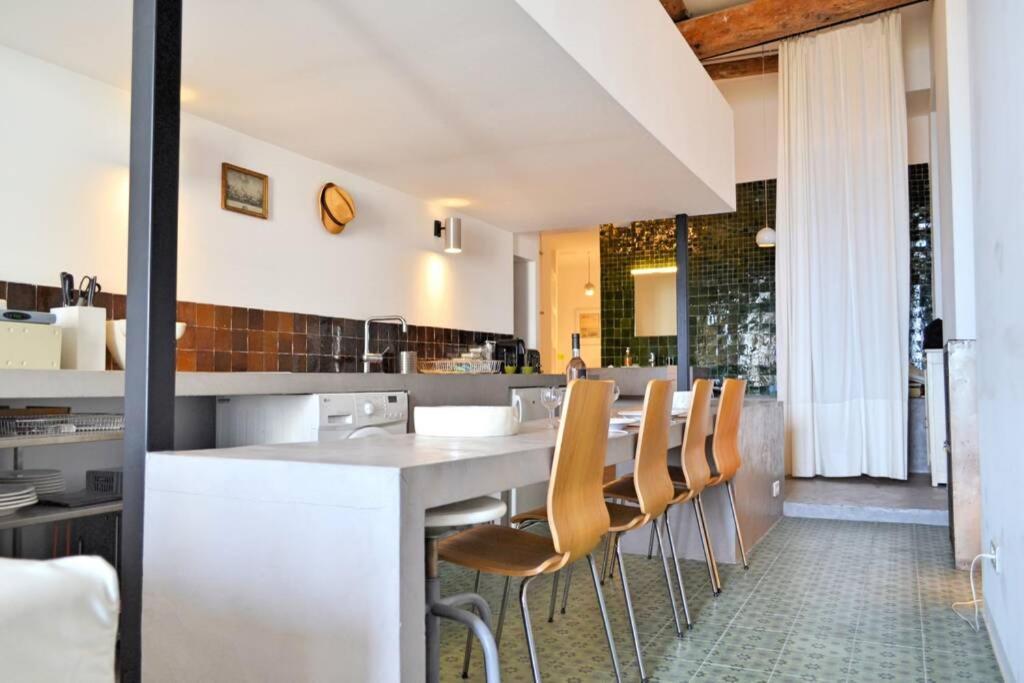 06J - Superb Duplex Loft With Ac - Sea View Apartment นีซ ภายนอก รูปภาพ