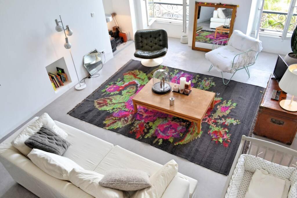 06J - Superb Duplex Loft With Ac - Sea View Apartment นีซ ภายนอก รูปภาพ